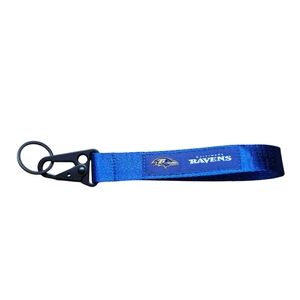 Baltimore Ravens Blue Keychain Lanyard